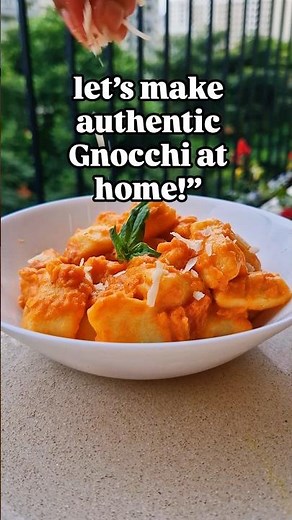 Homemade Gnocchi Recipe | Easy Potato Gnocchi with Creamy Tomato Sauce