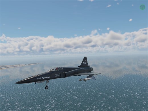 老规矩。F20虎鲨试飞着舰。一架完全解决了F5短板的拚刺刀战机。_哔哩哔哩bilibili_战雷