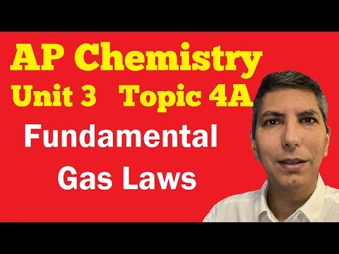 Boyle's Law, Charles' Law, Gay-Lussac's Law - AP Chem Unit 3, Topic 4A