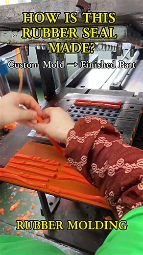 How Is This Custom Rubber Seal Made?