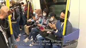 Railway enthusiasts have flocked to Choi Hung Station this morning to catch the first voyage of the MTR's new trains. | HOY International Business Channel