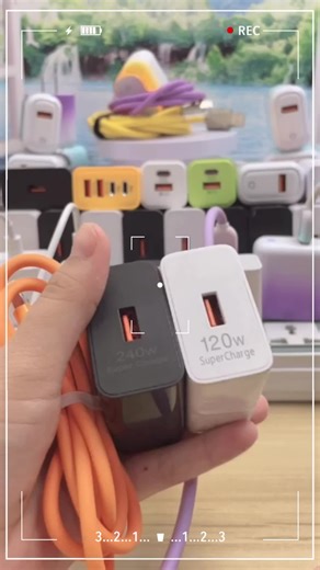 【COD】120W 6A Super Fast Android Charger Zinc Alloy Liquid Silicone Cable Fast Charging USB Cable Micro USB Universal Android Phone charger for android charger for type c Electronic Cellphone Smartphone Durable Plug Purple 120w&240w fast charging