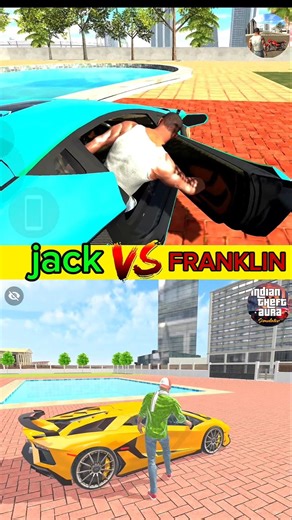 Jumping Challenge With Lamborghini In Indian Bike Driving 3d