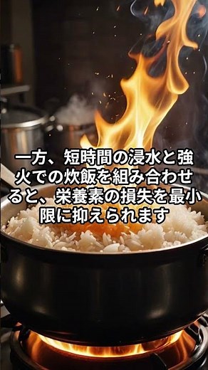 米の炊き方で栄養価が変わる