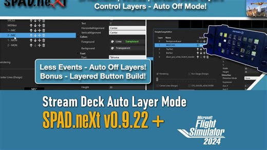 【模飞外设工具】SPAD.neXt 适配 Stream Deck Auto Layer Mode