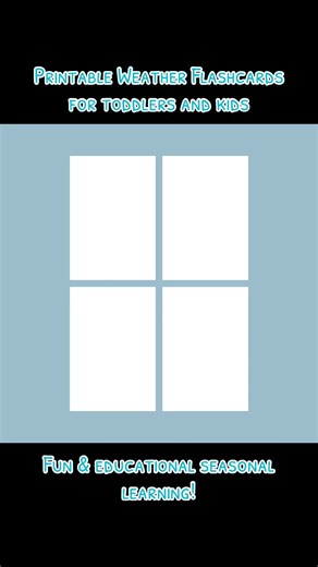 Printable weather flashcards for toddlers and kids. Fun and educational seasonal learning! Visit our Etsy shop through the link in our bio! #toddlermom #toddlermoms #toddleractivities #toddlerlearningactivities #toddlerlearningtotalk #toddlerlearning