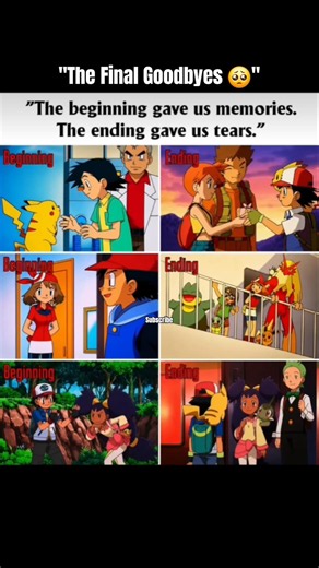 The Pokémon Endings That Broke Our Hearts💔 #Pokémon #ashketchum #pikachu #demonslayer #brock #anime