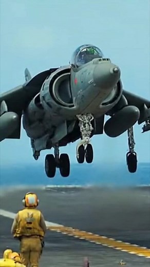AV-8B Harrier aircraft crash #usarmy #usnavy #usairforce #aircraft #hanger #crash | Ali Raza