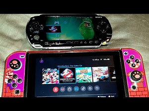 Nintendo Switch vs Sony PSP 3000 (THE GAME GHOSTBUSTERS) WHICH HANDHELD CONSOLE REIGNS SUPREME?