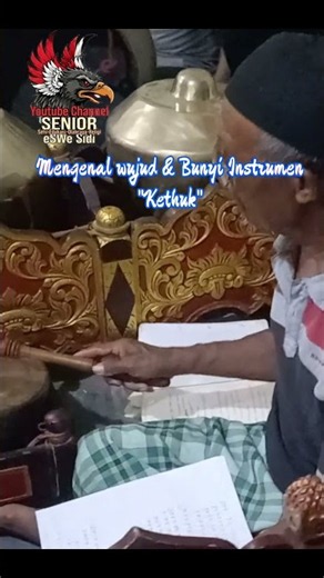MENGENAL WUJUD DAN BUNYI INSTRUMEN GAMELAN "KETHUK" #shortsyoutube