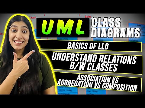 Basics of LLD | UML Diagram in detail | Association Vs Aggregation Vs Composition | VERY imp!!