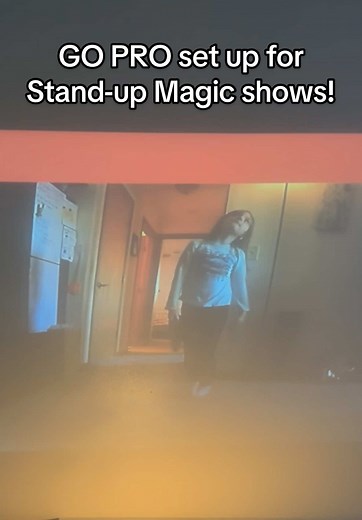 The Best GOPRO set up for Magic #gopro #projector #standup #magic