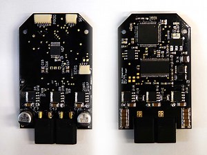 Small motor controller with integrated position sensor