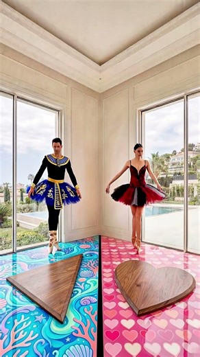 THE MOST MAGICAL CAR FLOOR! 😱🚗✨ 3D Heart & Triangle Epoxy Transformation 💖💙