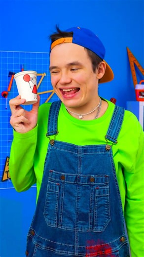 ✨ اكتشف الألوان الأساسية مع خدعة الكوب! 🟡🟢 #قصير #تعليم_الأطفال