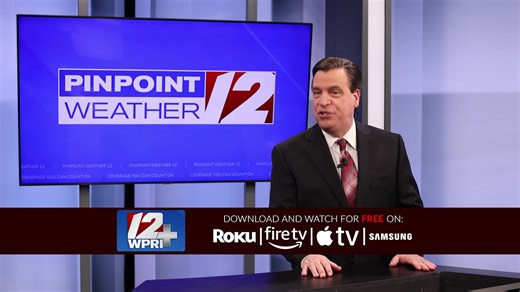 Stay connected with the Pinpoint Weather 12 team during the storm on the free WPRI 12 smart TV app. https://www.wpri.com/wpri-12-tv-app/ | WPRI 12