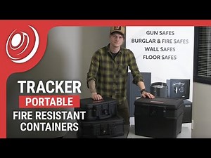 Tracker Portable Fire Resistant Containers