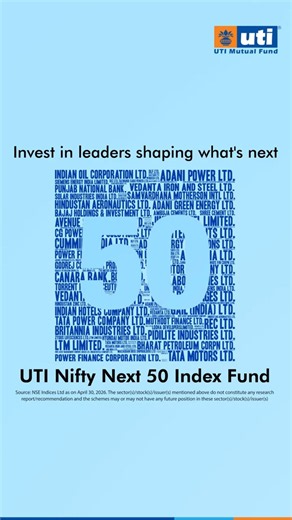 Invest in Leaders shaping what's next | UTI Nifty Next 50 Index Fund