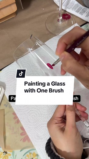Beginner-Friendly Glass Painting Tutorial with One Brush