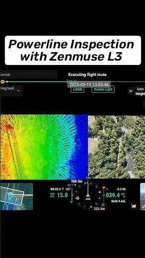 Power Line Inspection Using DJI Zenmuse L3 LiDAR 🔋‪@Geomesure‬