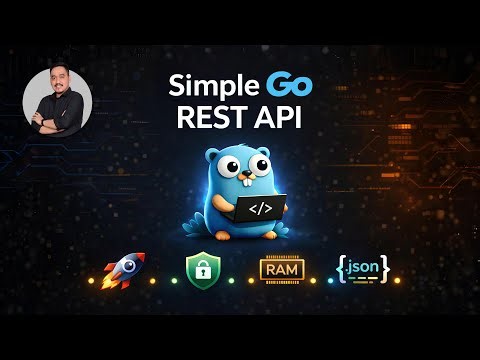 Simple Go REST API - JWT Auth • Secure Endpoints • In-Memory Storage • JSON