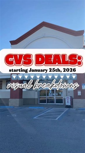 Mrs D Coupon Queen on Instagram: "✨ EARLY CVS BREAKDOWN DEALS ✨Starting Sunday, January 25, 2026✨ New week of CVS DEALS = NEW AD. Ummmm AD is looking PRETTYYYYYYY slim. 👀 I hope we have unadvertised deals. Where is the body wash, deodorant & haircare deals?! 🙂‍↔️🙂‍↔️🙂‍↔️ 💵 STACK OR ROLL THOSE ECBs Rolling your ExtraCare Bucks = paying less out of pocket. Got a threshold coupon or paper coupon? Stack it up! I personally keep mine all digital 🫶🏻 🧾 NEW TO CVS? No worries! All deals use digi