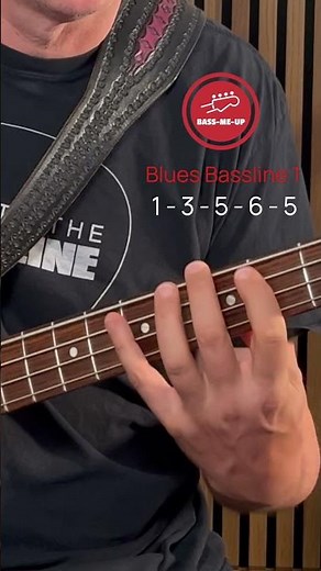 Blues Bass Linie für Anfänger #bass #onlinebasslessons #basslernen