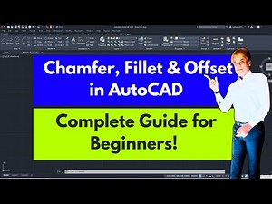 Chamfer, Fillet & Offset in AutoCAD – Complete Guide for Beginners!