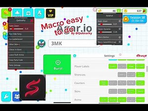 MACRO TUTORIAL | XELAHOT AGARIO FOR IOS
