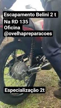 RD 135 com escapamento Belini