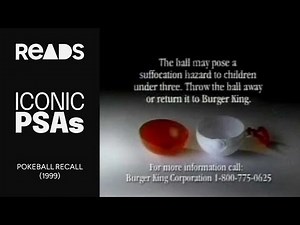 ICONIC PSA: Burger King Pokéball Recall (1999)