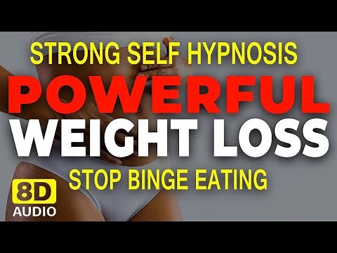 STRONG HYPNOSIS for Weight Loss. Fall Asleep or Deeply Relax and Condition Yourself to Lose Weight