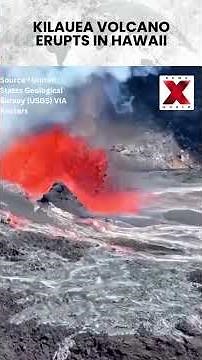 #hawaii | Kilauea Volcano Erupts In Spectacular Aerial Video | NewsX World