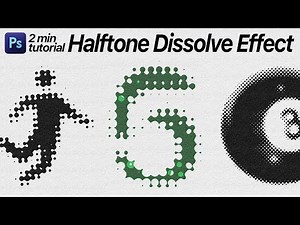 Halftone Dissolve Effect in Photoshop – Beginner Friendly Tutorial