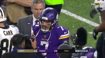 WHAT. A. GAME. FOUR lead changes in the final three minutes. And Stefon Diggs scores the game-winning TD as time expired! New Orleans Saints vs. Minnesota Vikings will go down as one of the greatest #NFLPlayoffs games EVER. #NOvsMIN | NFL Game Recaps