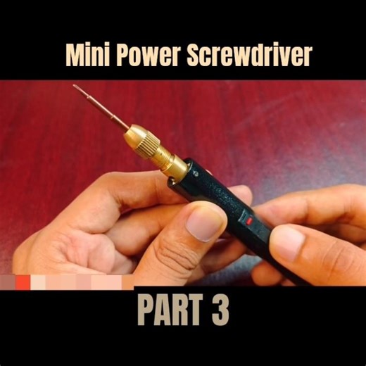 How to make Mini powerful Rechargeable Screwdriver At Home|Diy Making Screwdriver| Part 3 #shorts