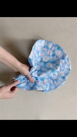 Transform a Small Piece of Fabric into a Stylish Sun Hat - DIY Tutorial