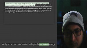 1. Experience the ultimate in sustainable gardening with our solar-powered irrigation system, design