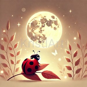 Ladybug Illustration, Digital Download, Lovely Insect, Printable Illustration - Etsy