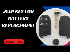 Jeep Key Fob Battery Replacement (Jeep Cherokee, Compass, Grand Cherokee, Renegade & More)