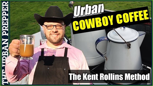 Make urban cowboy coffee using the Kent Rollins method