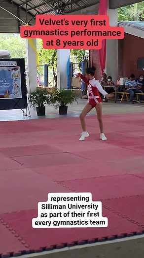 Velvet always wanted to do gymnastics, and this year, she finally got her wish and passed the tryouts to represent Silliman University in the City Meet! 😍 | Springzeal Daniel