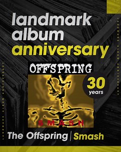 Offspring's 'Smash' turns 30! Revolutionizing punk rock, its seismic impact echoes through the years. Tune in tonight to Landmark Album and experience its full power. #LandmarkAlbum #Offspring #Smash | 106.7 ROCK