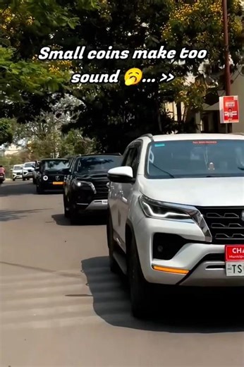 Small coins make too sound... 🥱☠️#trending #viral #fortuner #shorts #attitudestatus