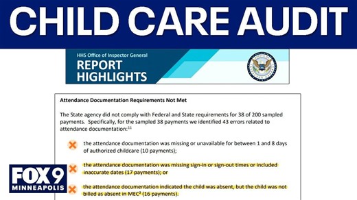 Minnesota child care federal audit