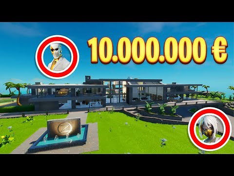 CACHE CACHE dans une VILLA à 10.000.000. $ fortnite créatif !
