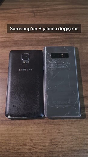 Samsung Note 4 ve Samsung Note 8 #smartphone #samsung