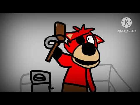 The banana splits movie cover with five nights at Freddy's