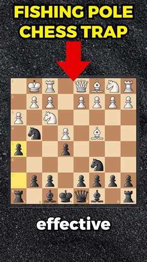 Chess Trick: The Sneaky Fishing Pole Move! . . . . . #mindgames #Checkmate #chesscourses #chessreels #chessvideos #chess #chessgame | Remote Chess Academy