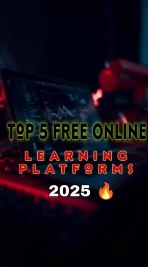 Top 5 Free Online Learning Platforms in 2025 🔥 | Learn Anything for Free!#onlinelearning #education